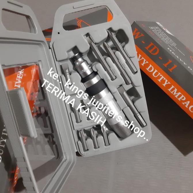 OBENG KETOK SET 11PCS IWT impact drive set 11pc IWT bukan tekiro lipro