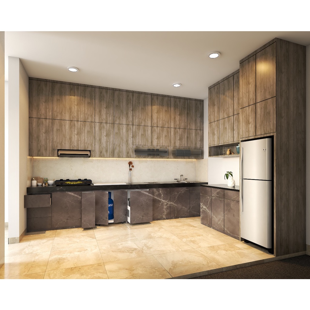 Lemari Dapur Rak Kitchenset Custome Custom HPL Jateng Semarang Salatiga Solo Boyolali Sragen Jatim N