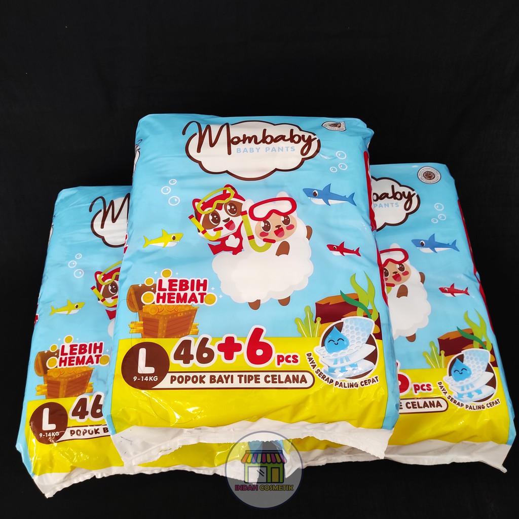 Mombaby Pants L52 9-14Kg Mega Popok Celana