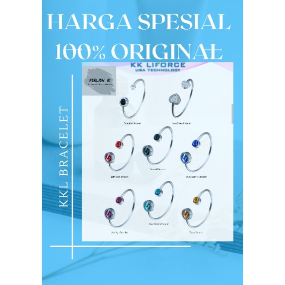 KK Liforce Gelang Kesehatan Antiradiasi KK Indonesia 100% Original