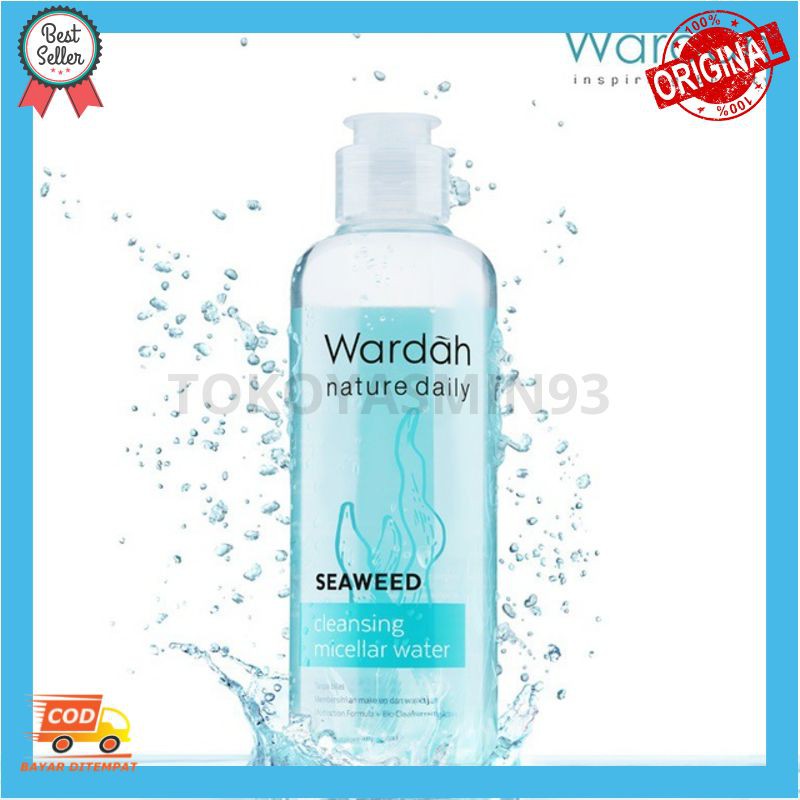 Wardah Nature Daily Seaweed Cleansing Micellar Water 240 ml Murah