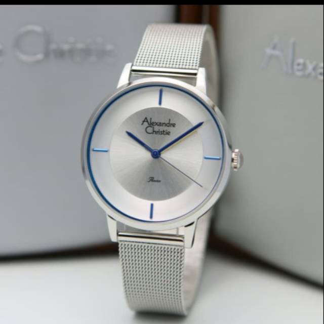 Jam wanita Alexandre christie AC2853 silver