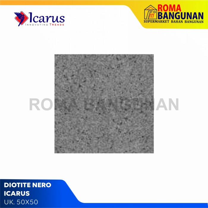 Icarus Keramik Lantai Keramik Kamar Mandi Keramik Teras Keramik Garasi Keramik Diorite Series 50x50 Brown Diorite Nero Diorite Griss Diorite Bianco