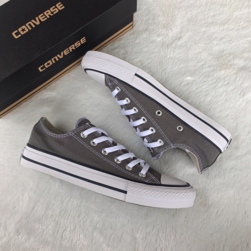 Sepatu Converse All Star Classic Low Warna Abu Grey High Quality Ori + Box