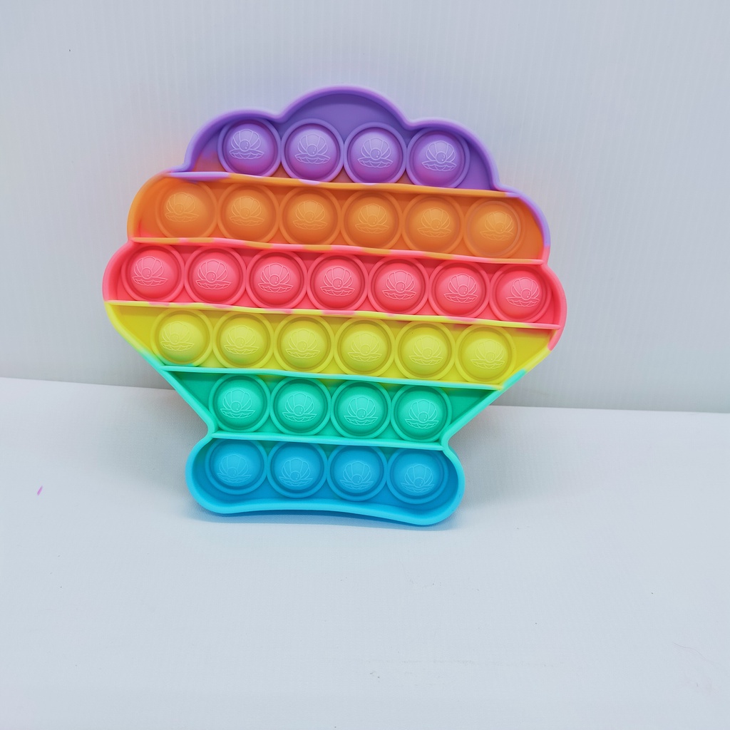 pop it rainbow amonngus - push bubble fidget toys rainbow apple- unicorn - dinosaurus-mickey-awan-KERANG PASTEL