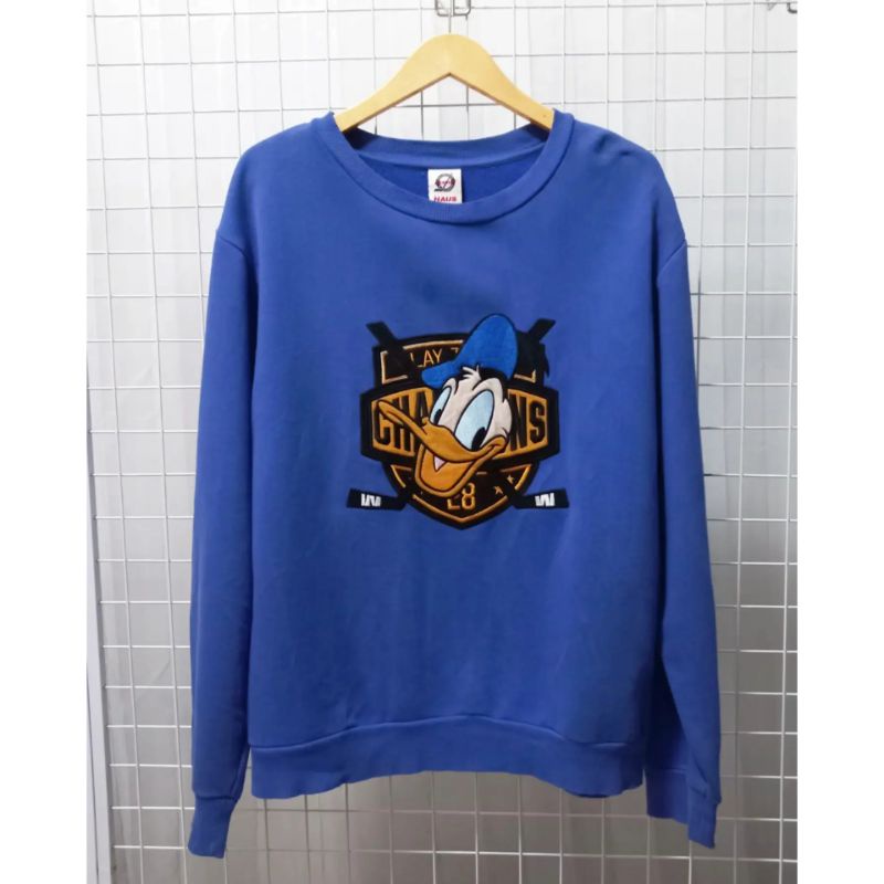 Crewneck second Hollhaus league donald duck blue