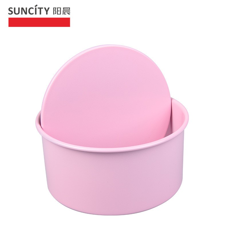 SUNCITY Loyang Pink 6 Inch Loose Base Round Pan Bulat Bongpas