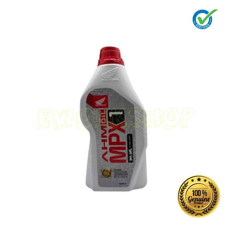 OLI AHM OIL MPX1 4T 10W-30 1 L 100% Original Product