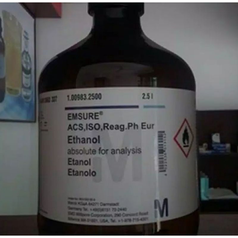 Ethanol / Etanol / Alkohol Pro Analisis 2.5 Liter