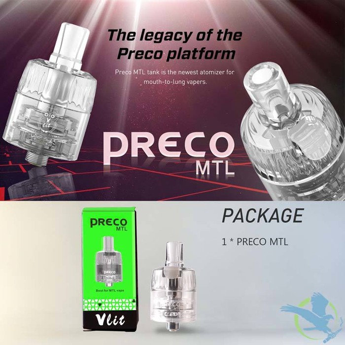 Vzone Preco MTL Tank Atomizer VAPE Authentic