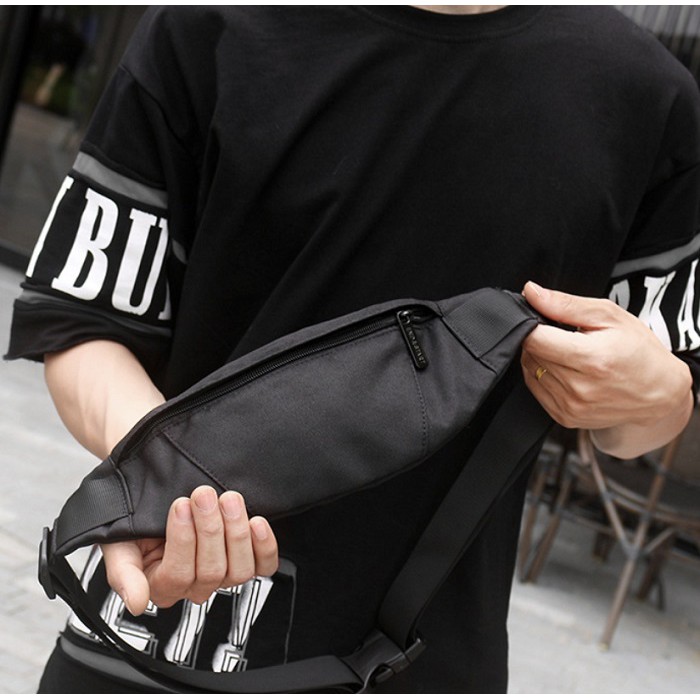 Waist Bag Pria Import - 100529 - Tas Selempang Cowok Sport Trendy Termurah