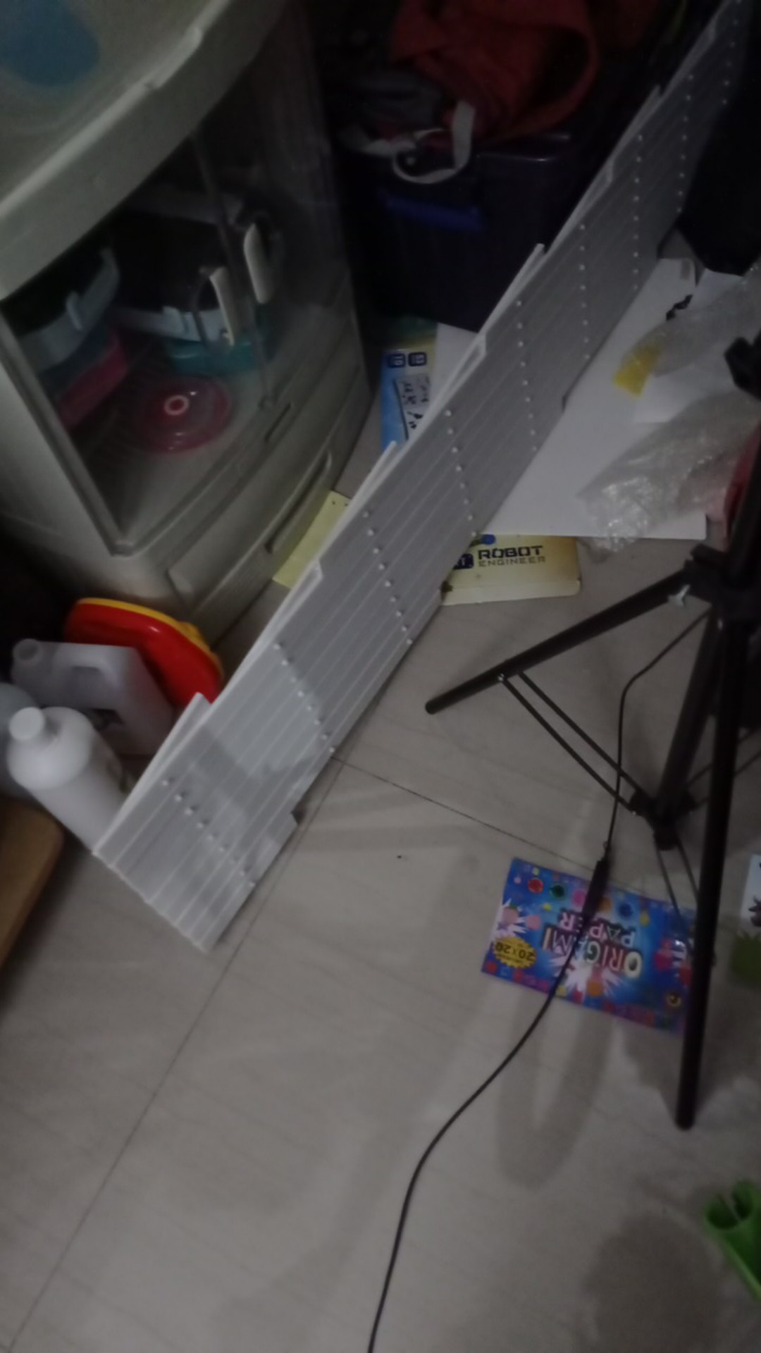 Teralis Plastik 0.5x1.5 M - Putih<br />