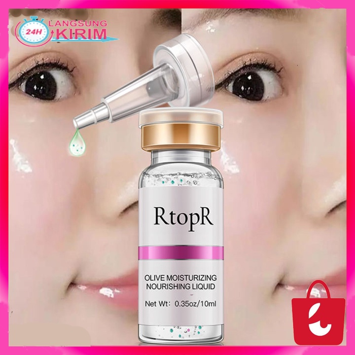 [100% Asli] RtopR Skin Care Anti Winkles Serum Anti Penuaan Olive Emulsion Hyaluronic Acid