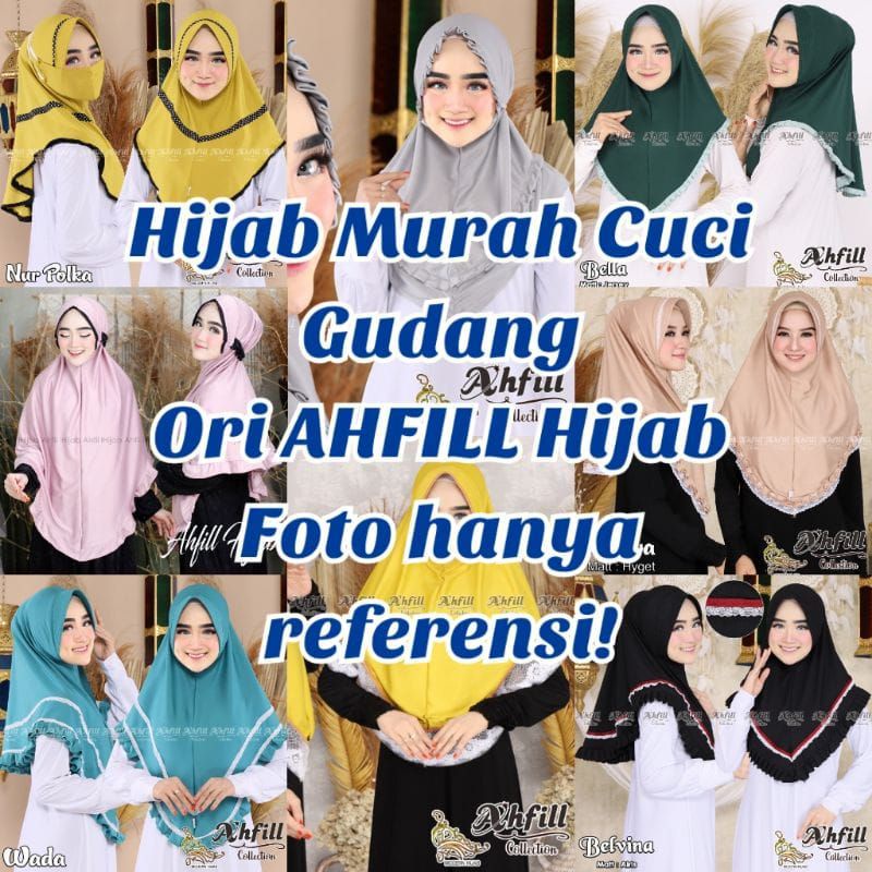 jilbab instan standar dan jumbo hijab murah obral