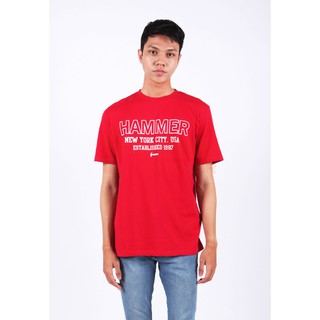  Hammer  Kaos  Grafik Pria  J1TG178 CAM Red Shopee Indonesia