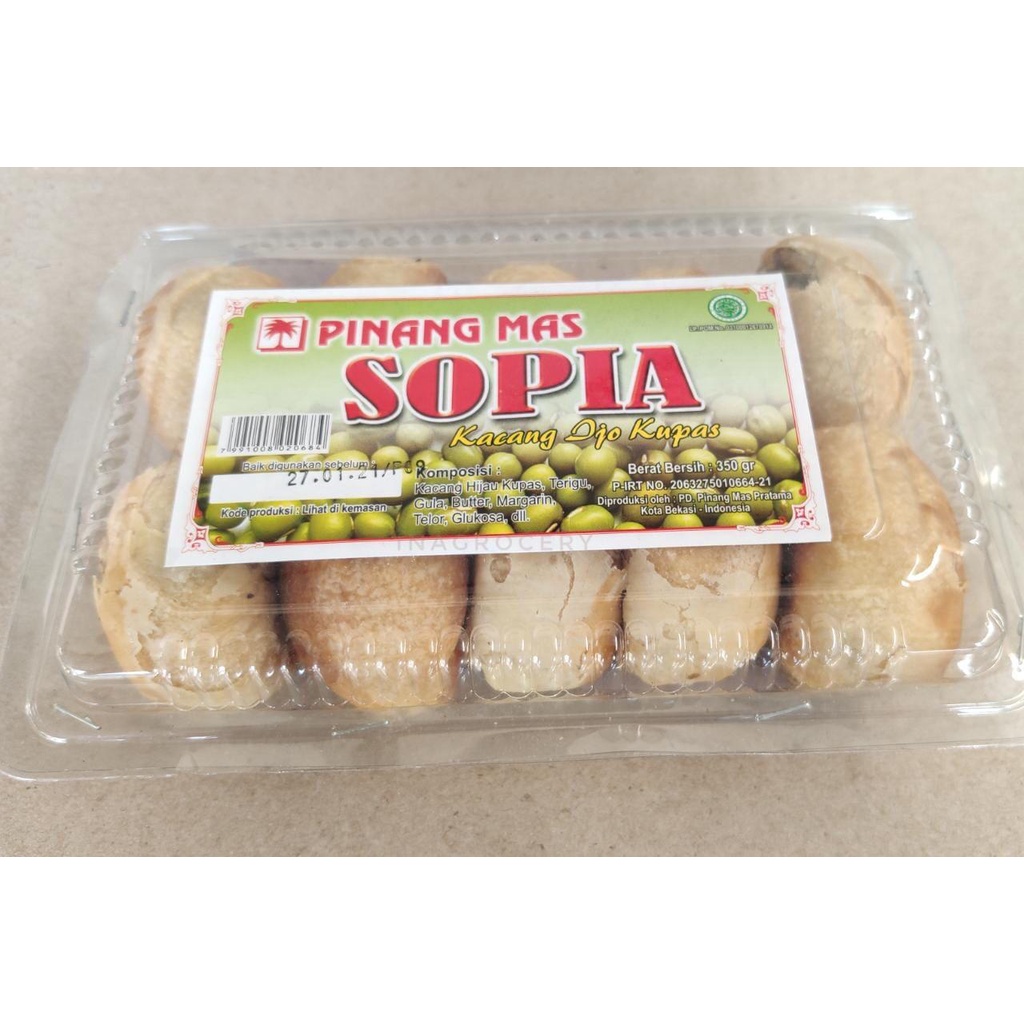 

PINANG MAS KUE SOPIA KACANG HIJAU KUPAS 10pcs