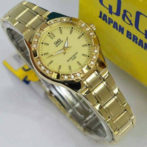 JAM TANGAN Q&Q / QQ / QNQ GOLD ORIGINAL