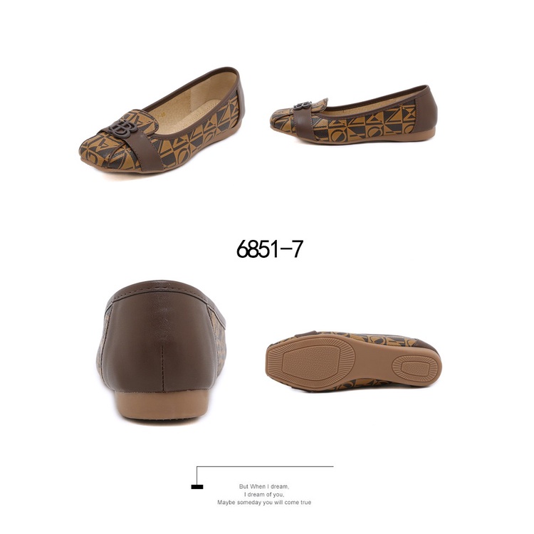 Logo BB Flat Shoes #6851-7