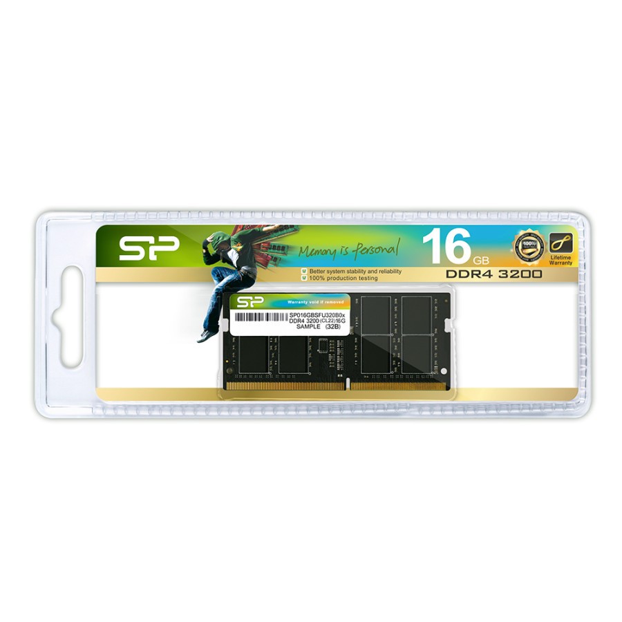 Silicon Power DDR4 3200MHz 16GB CL22 SODIMM RAM Laptop DDR4 3200 16GB PC4-25600