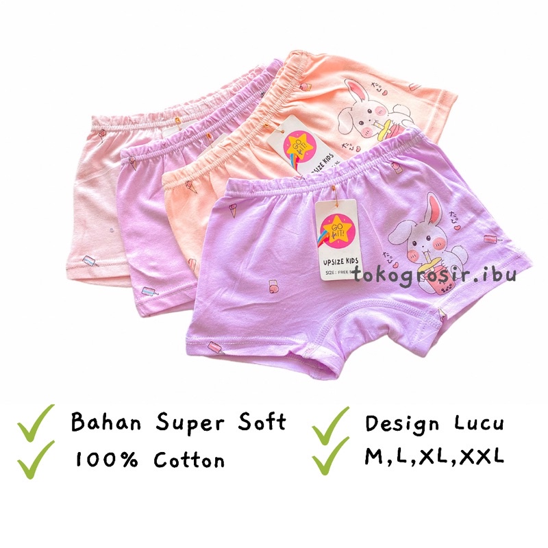 CD Celana Dalam Anak Perempuan Cewek Remaja Katun Adem Kualitas Import Celana Dalam Boxer Anak Bayi