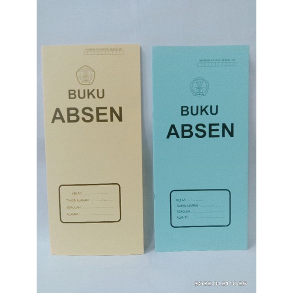 

Buku absensi warna