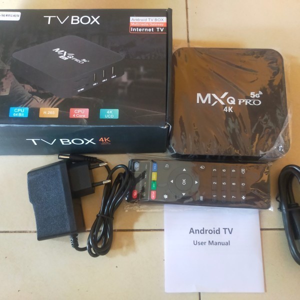 TV box android MXQ Pro 5G 4K Smart android TV box MQX - 2G+16G plus i8