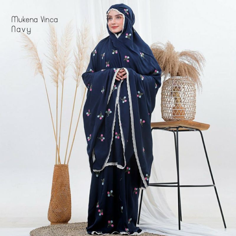 Mukena Dewasa Jumbo Vinca Rayon