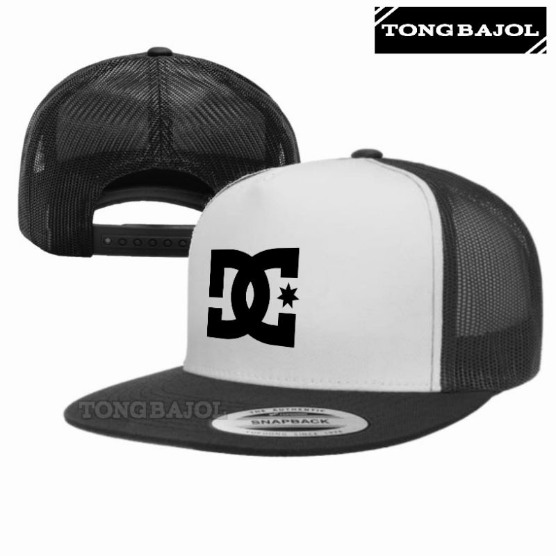 Topi DC Snapback Jaring / Topi Distro Pria Wanita Dewasa