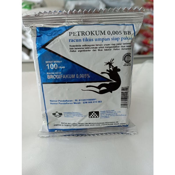 RACUN TIKUS, PETROKUM 0,005 BB/ Ba. Brodifakum 0,005% @100 gram