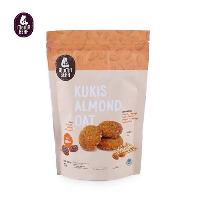 MamaBear Kukis Almond Oat 150gr