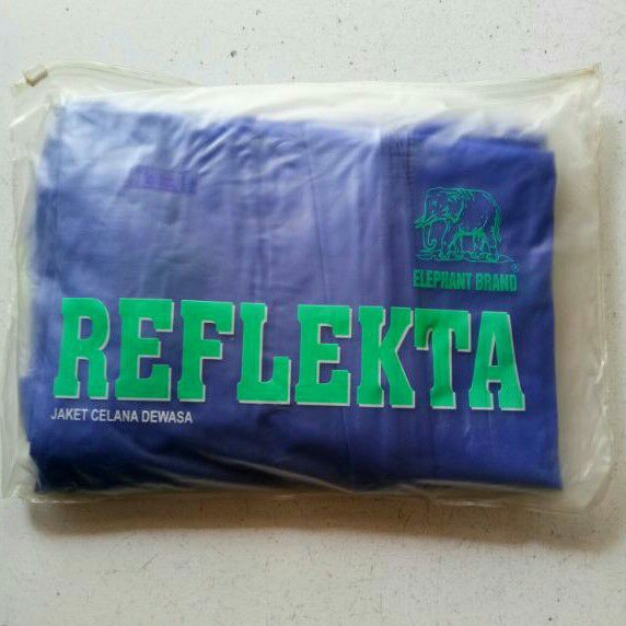 Jas Hujan Stelan Reflekta Jaket Celana Gajah Elephant Brand