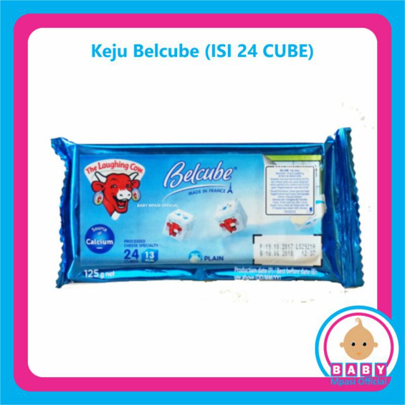 KEJU BELCUBE 125g isi 24 // Keju Mpasi Belcube 78g isi 15 // Keju Plain BABY MPASI