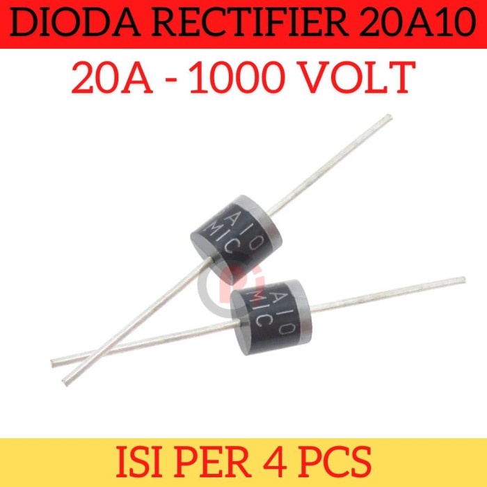 Per 4 Pcs Dioda Diode Rectifier Penyearah 20A10 20A 20 Amper 1000V