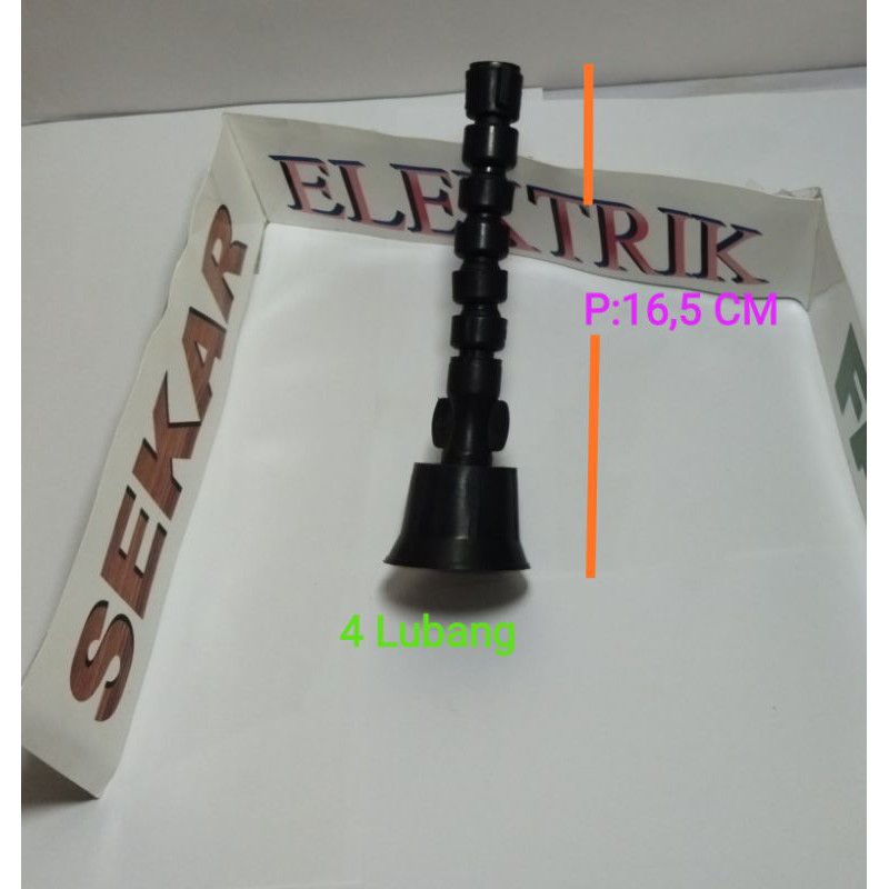 NOZEL / NOZZLE / SPUYER FLEXIBLE LUBANG 1 SPRAYER MODEL BENGKOK 4 Titik Lubang ELEKTRIK / KNAPSAK