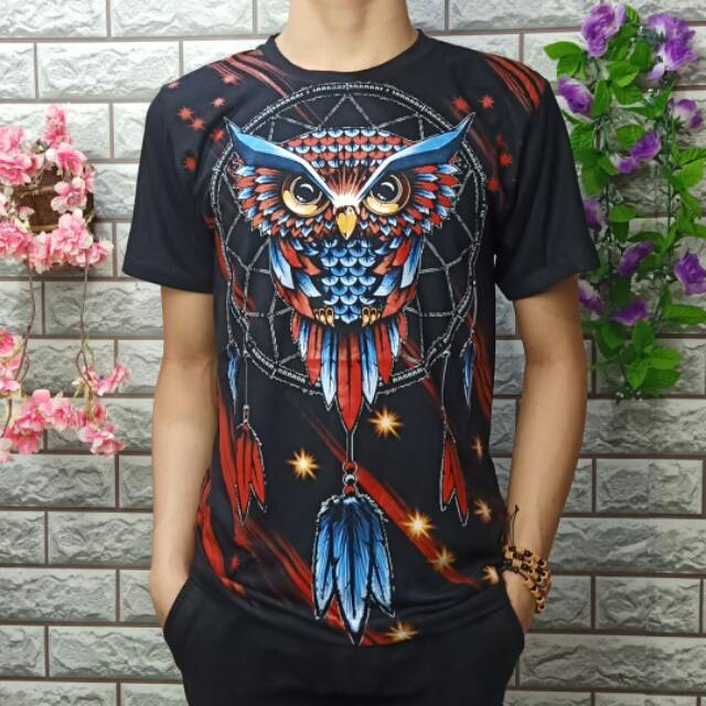 Tshirt kaos marcelo burlon printing kaos murah meriah
