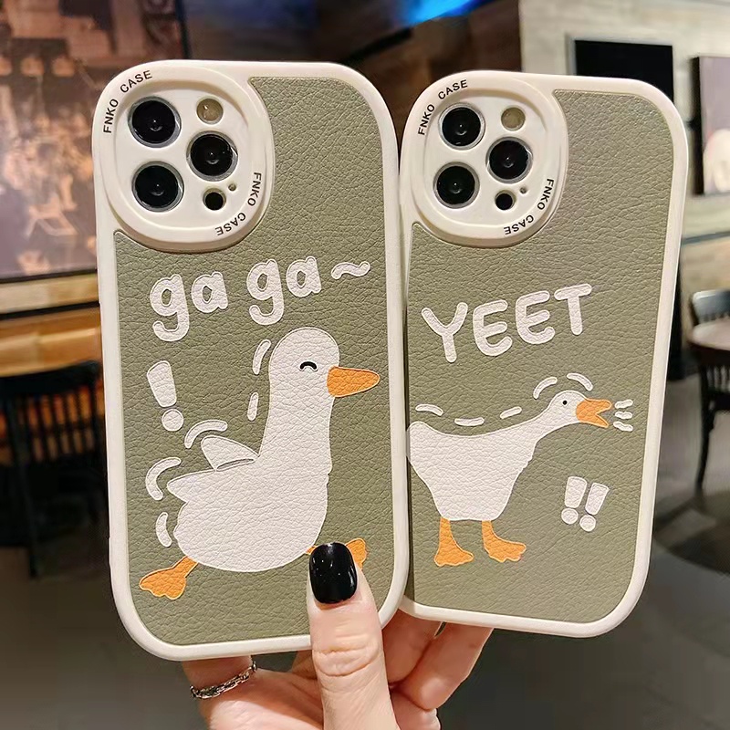 Soft Case Tpu Motif Bebek Lucu Untuk iPhone 13 13pro 13prm 11 7Plus 8Plus Xr XS 13 12pro Max