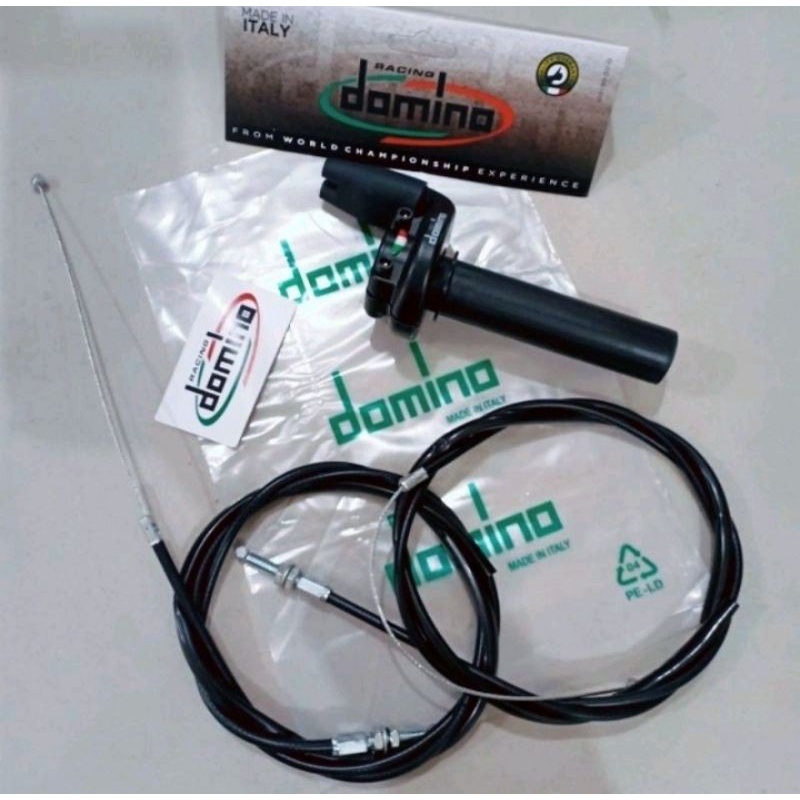 Paket Gas Spontan Domino 2 Kabel Plus Saklar Xabre Yamaha R15 R25 Vixion Ninja RR