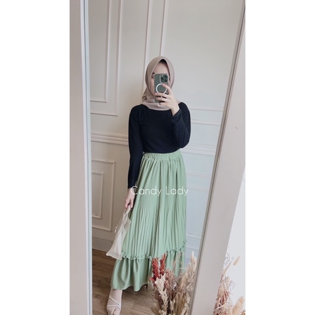 Rok Hyget Ruffle / Plisket Ruffle / Rok Polos