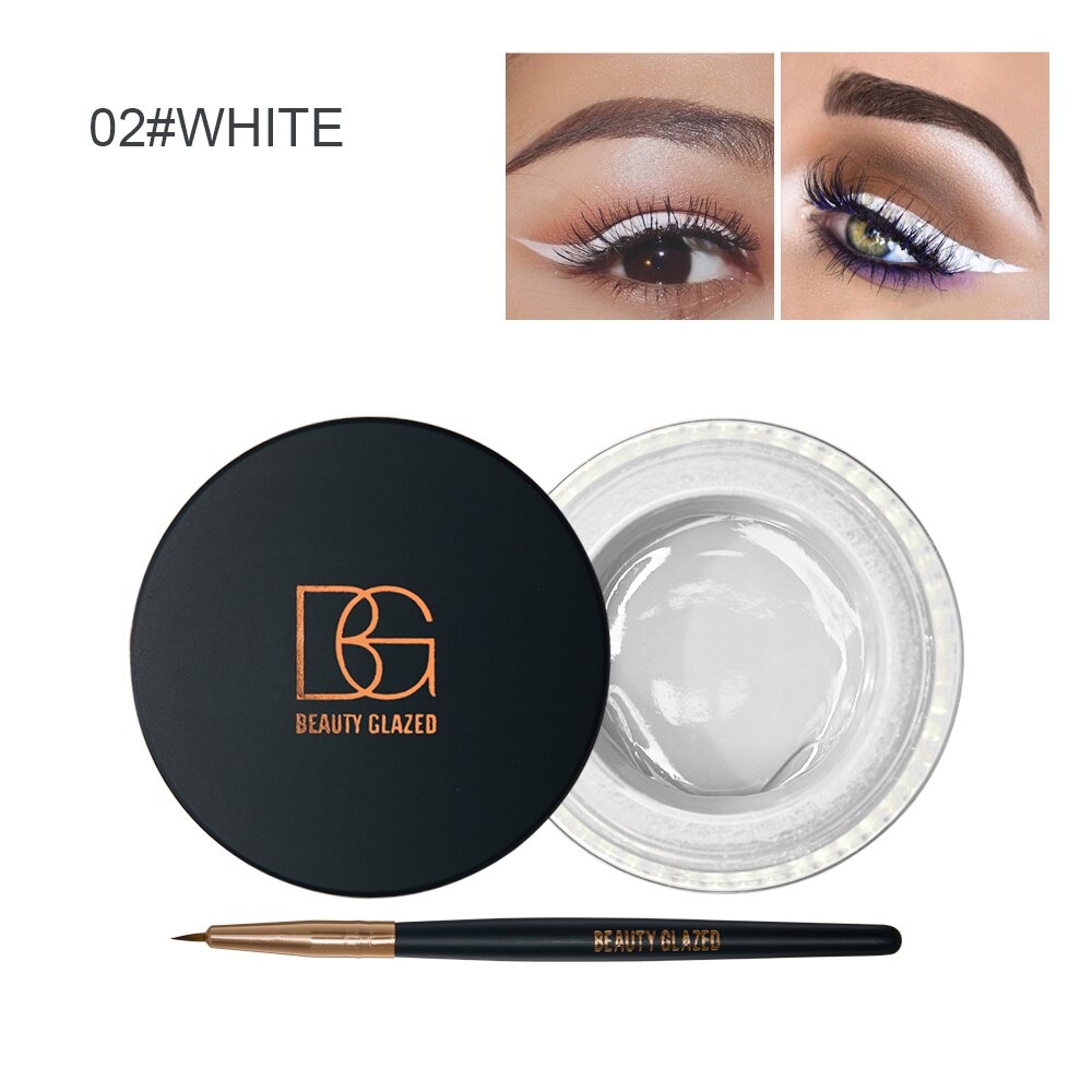 Beauty Glazed Eyeliner Gel Fixline Waterproof Longlasting Eyeliner Beauty Glazed Eyeliner Fixline Beauty Glazed