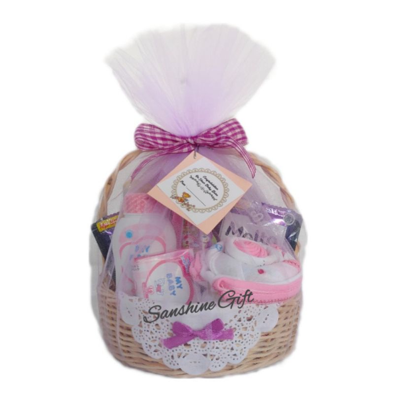 Parcel bayi / Baby gift / Kado bayi / Hampers bayi-Ungu