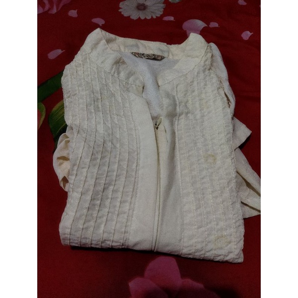 PRELOVED Tunik Busui Friendly Motif Flower