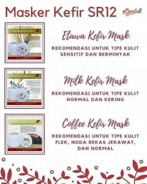 Masker Kefir SR12 /BELI MASKER GRATIS KUAS