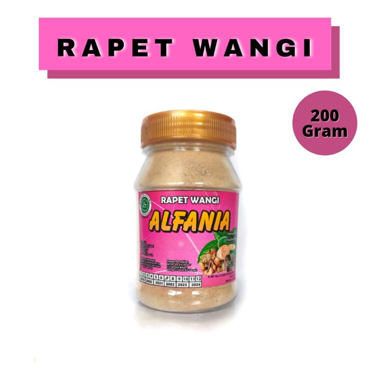 

Rapet wangi Alfania / herbal kewanitaan / jamu tradisional wanita / obat keputihan