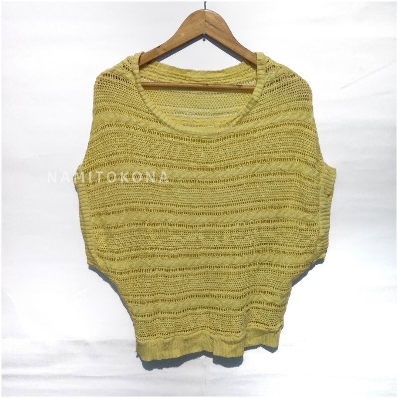 Preloved Rajut Vest Sweater Second Branded