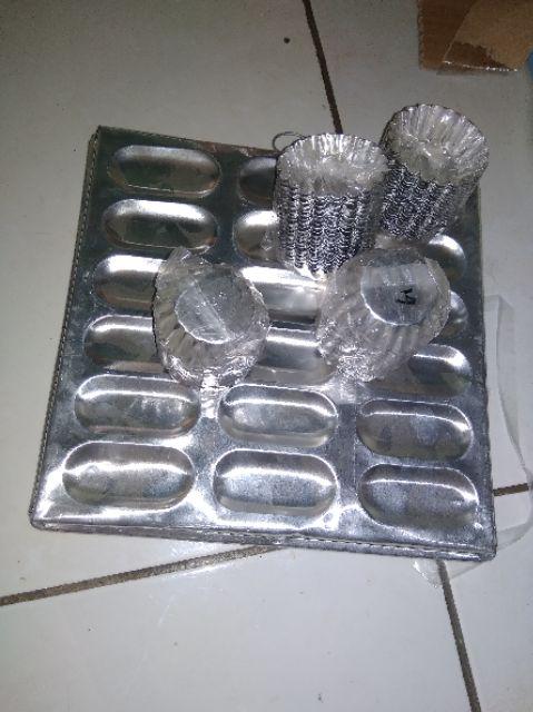 Cetakan Kue Pai Pie Susu Bali Size B  5,5 Cm Isi 20