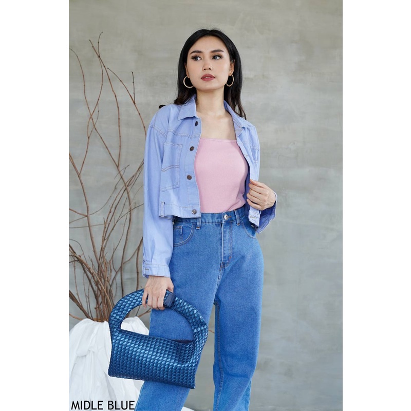 Crop Jacket Denim