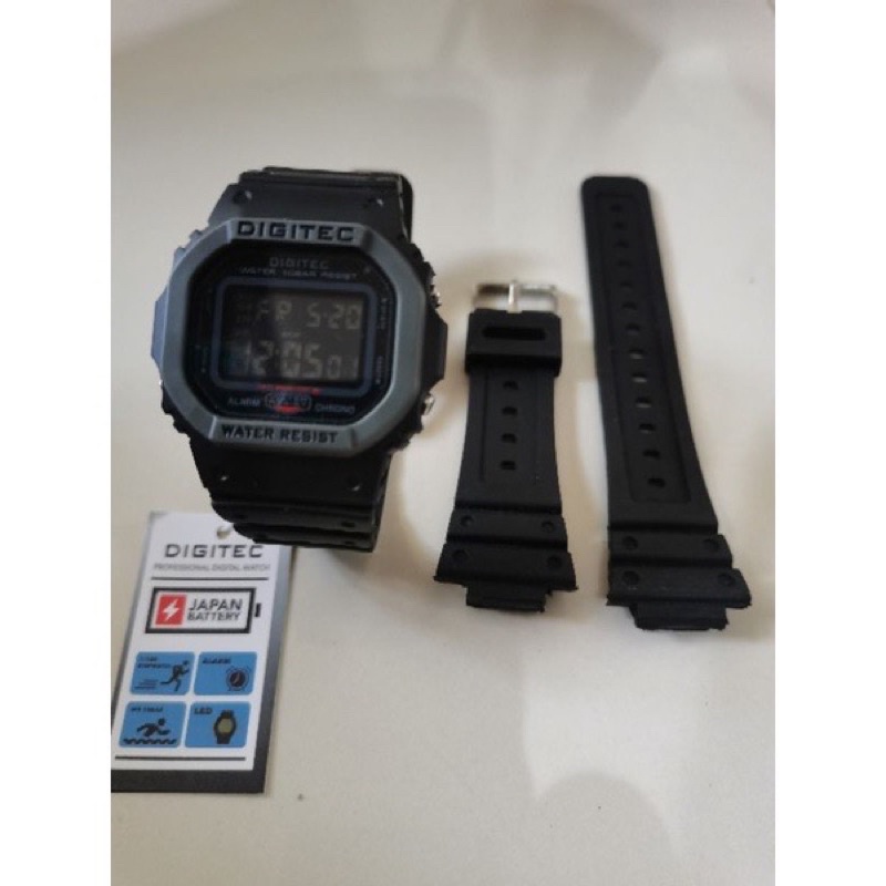 Tali  jam tangan digitec 2024, DG 6024, strap jam digitec DA-3119, strap DG 3090 original