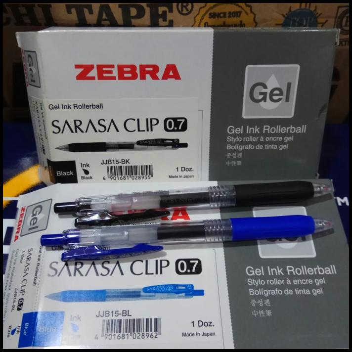

Heaven | Pulpen Sarasa Zebra 0.7 Hitam / Biru (Isi 12 Buah)