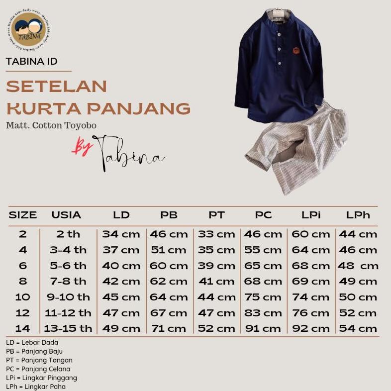 Setelan Koko Putih Tabina Katun Toyobo Lengan Panjang