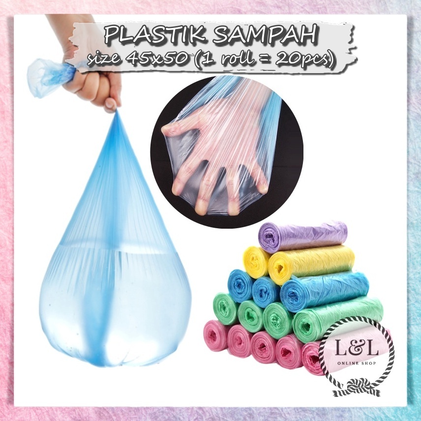 Kantong Plastik Sampah Roll Gulungan Rumah Tangga Dapur | Plastik Kresek | Garbage Bags